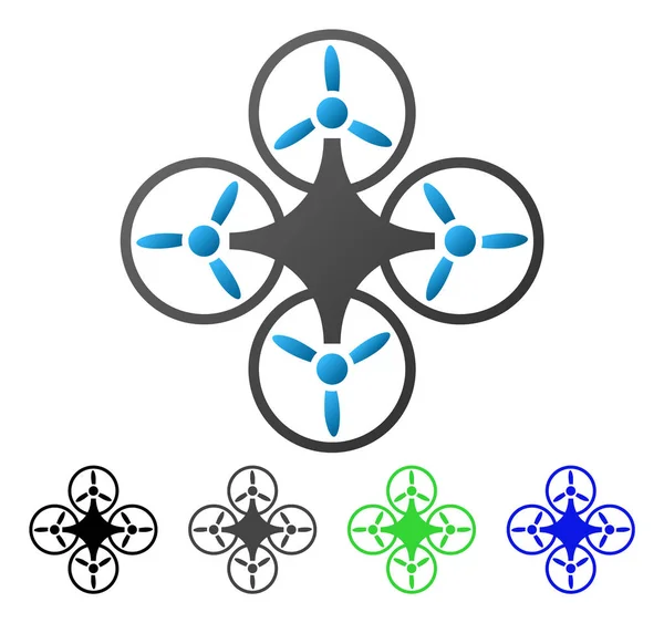 Hava uçak daire degrade simgesi