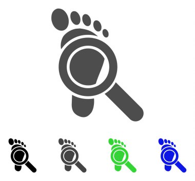 İzleme Dedektif düz simgesi