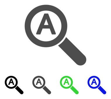 Otomatik ölçek düz simgesi zoom