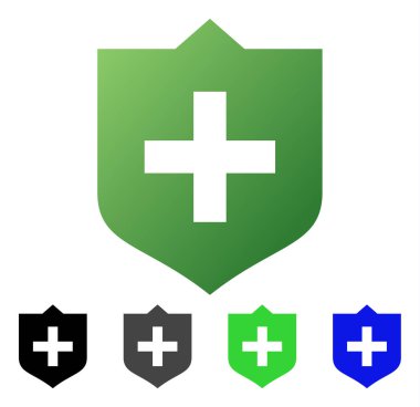 Kalkan daire degrade simgesi