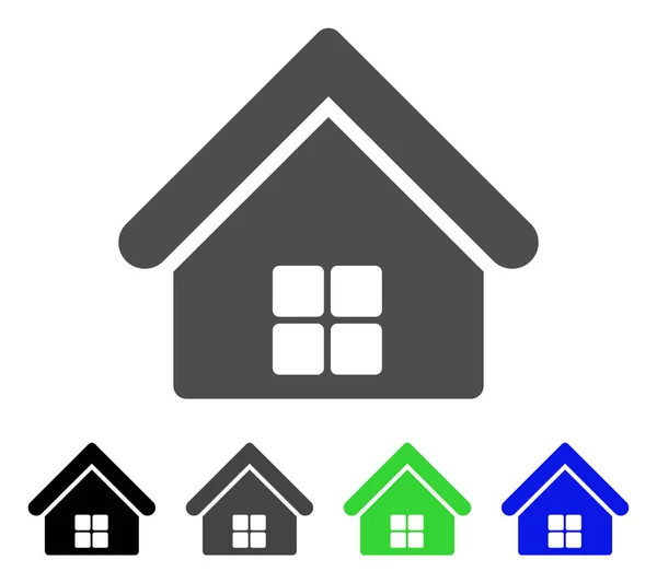 Home Apartamento Icono — Vector de stock