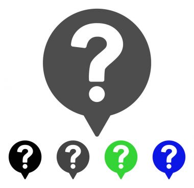 Balon düz simgesi yardım