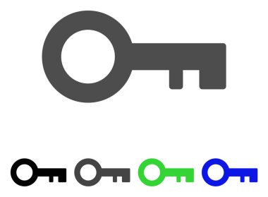 anahtar düz simgesi