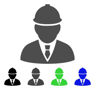 Mühendis düz simgesi