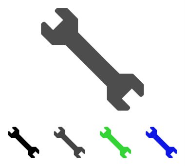 Düz İngiliz anahtarı simgesini