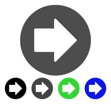 Sağ ok düz simgesi