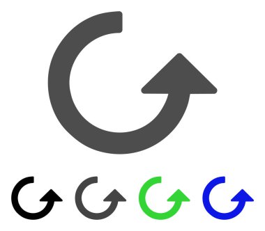 Düz simgesini Döndür