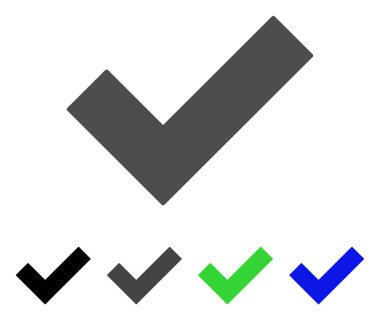 Evet düz simgesi kene