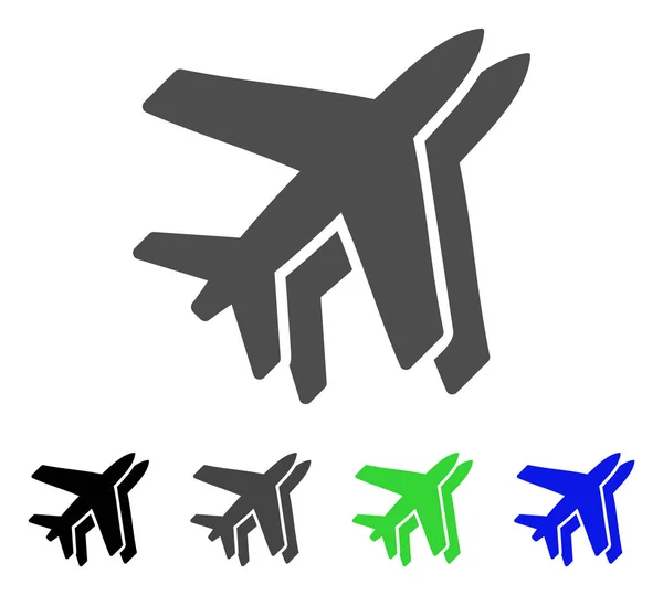 Airlines Flat Icon — Stock Vector