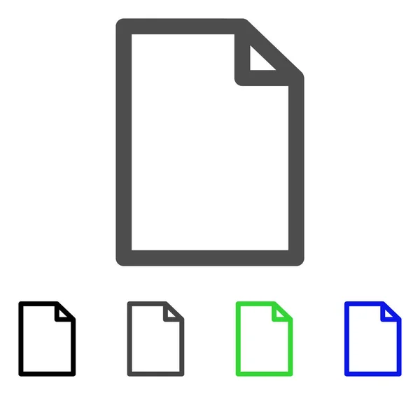 Nouveau fichier Flat Icon — Image vectorielle