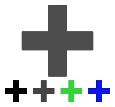 Matematik işlemi düz simgesi ekleme