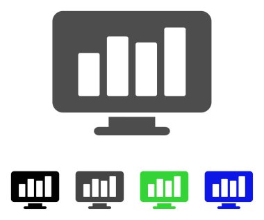 flat monitör simgesini