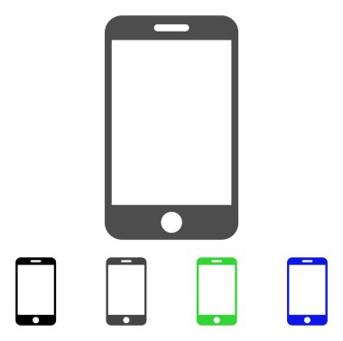 Akıllı Telefon Düz Simgesi