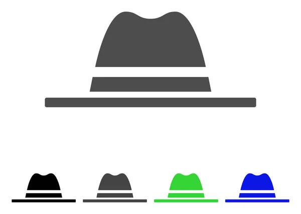 Hat flat ikonen — Stock vektor