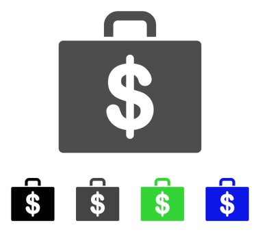 Muhasebe büyük düz simgesi