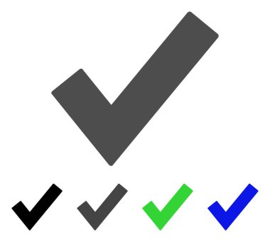 Tamam kene düz simgesi