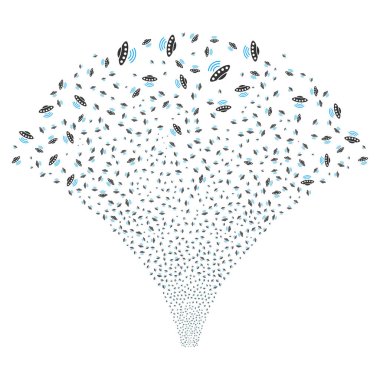 Kaynak akışı Alien Invasion simgeleri