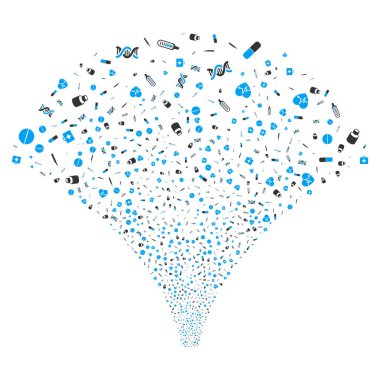 Kaynak akışı tıbbi araçlar simgeleri