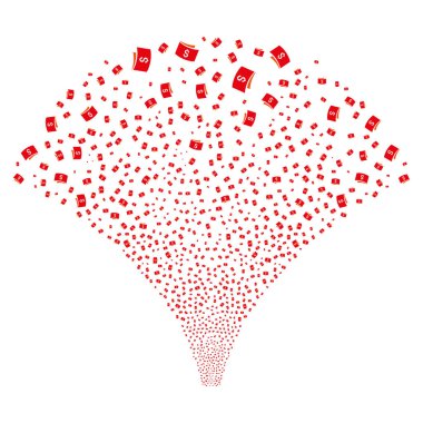 Kaynak banknotlar akışı simgeleri