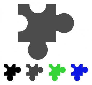 eklenti düz simgesi