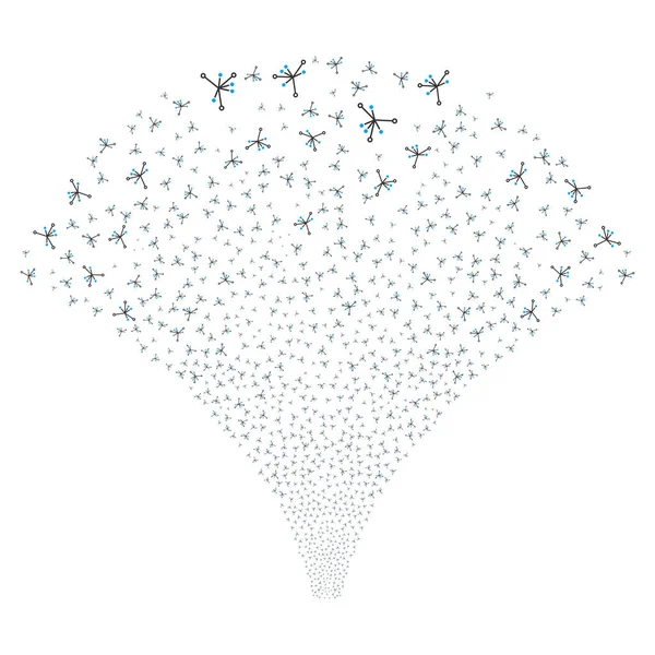 Kaynak akışı büyük patlama simgeleri