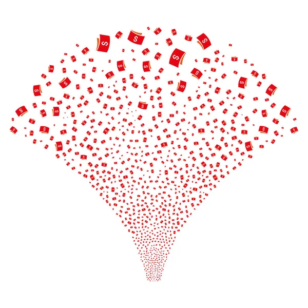 Kaynak banknotlar akışı simgeleri