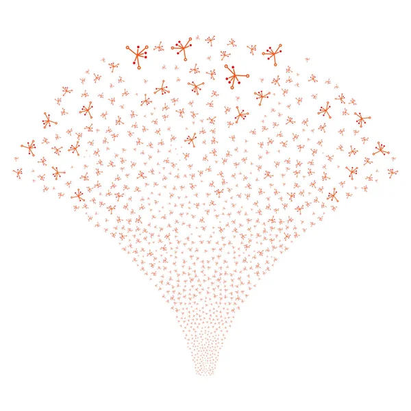 Kaynak akışı büyük patlama simgeleri