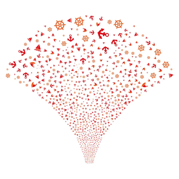 Kaynak akışı, tekne yelken simgeleri