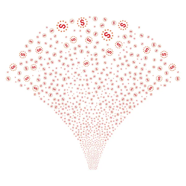 Kaynak akışı Doları yıldız kutsal kişilerin resmi