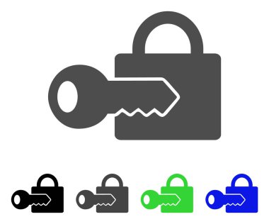 Kayıt anahtar düz simgesi