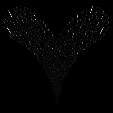 Çizgiler ve noktalar çeşme dere