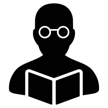 Öğrenci Düz Simgesi