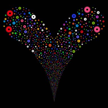 Karikatür çeşme dere