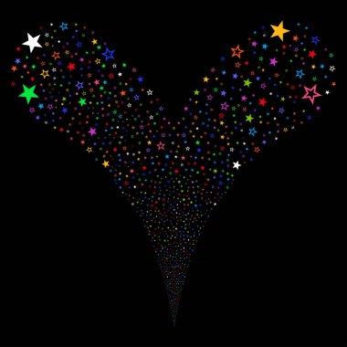 Dekorasyon yıldız çeşme dere