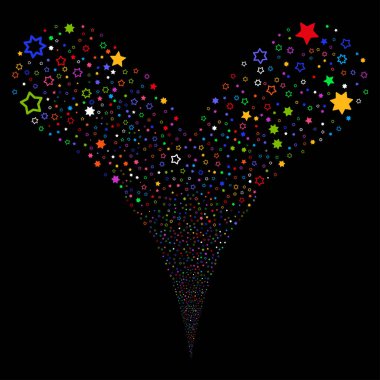 Dekorasyon yıldız çeşme dere