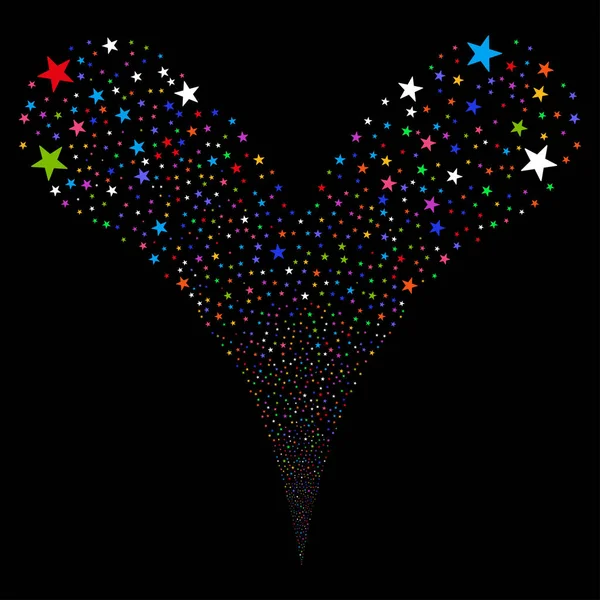 Konfeti yıldız çeşme dere