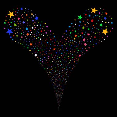 Havai fişek yıldızı çeşme dere