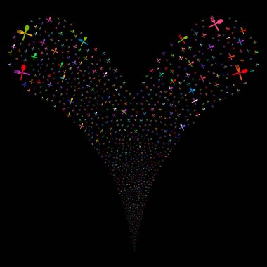 Çatal ve kaşık çeşme dere