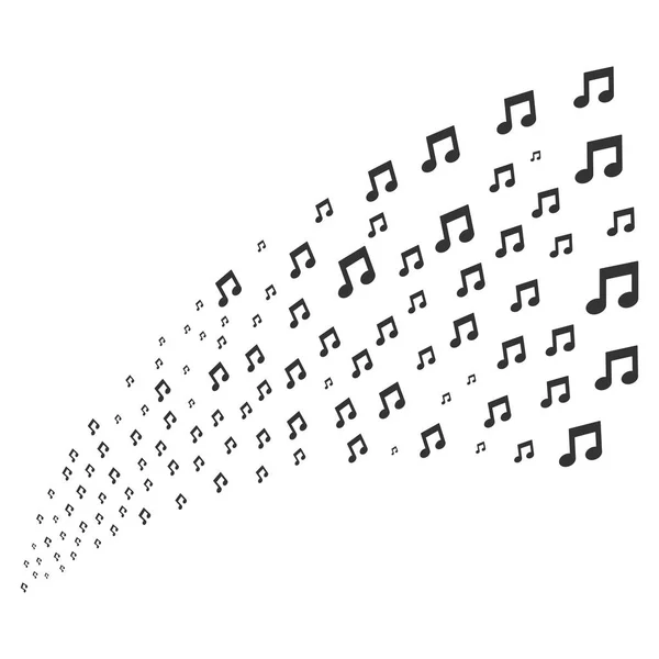 Note de diffuser de la source de musique — Image vectorielle