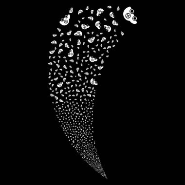 Ambulans araba rastgele akım