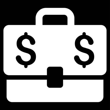 Muhasebe büyük düz vektör simgesi