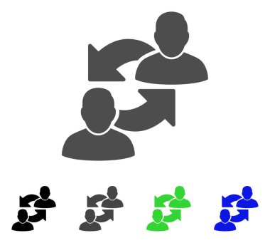 Exchange kullanıcı düz simgesi