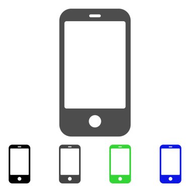 Akıllı Telefon Düz Simgesi