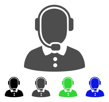 Operatör düz simgesi