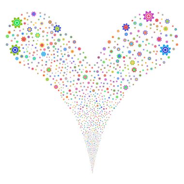 Karikatür çeşme dere