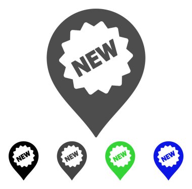 Yeni Marker düz simgesi