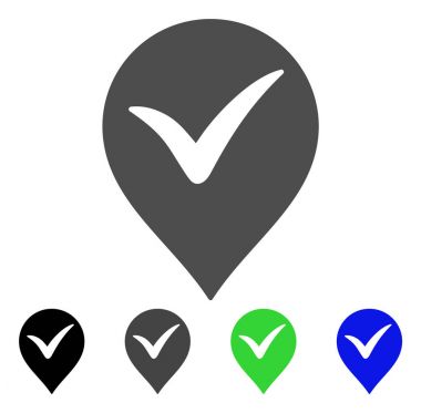 Ok işaretçisini düz simgesi