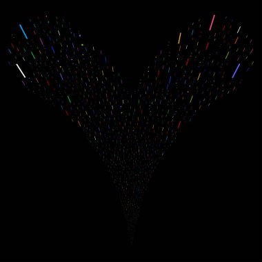 Çizgiler ve noktalar çeşme dere