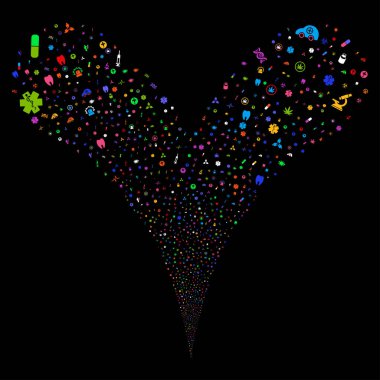 Tıbbi sembolleri çeşme dere