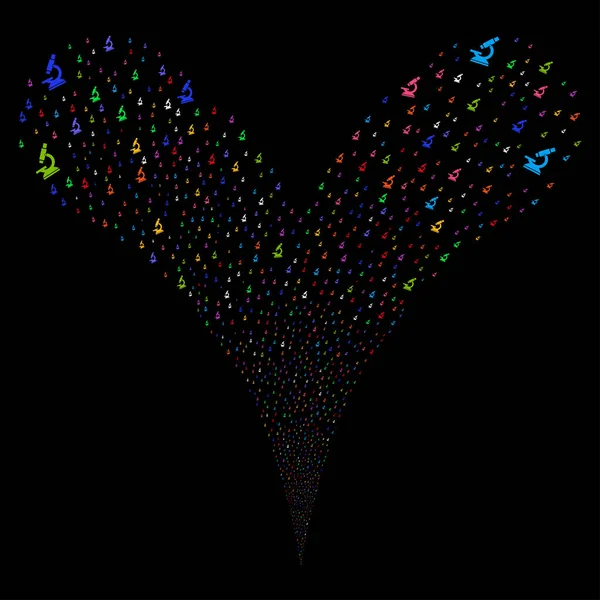 Fuente de microscopio Corriente — Archivo Imágenes Vectoriales